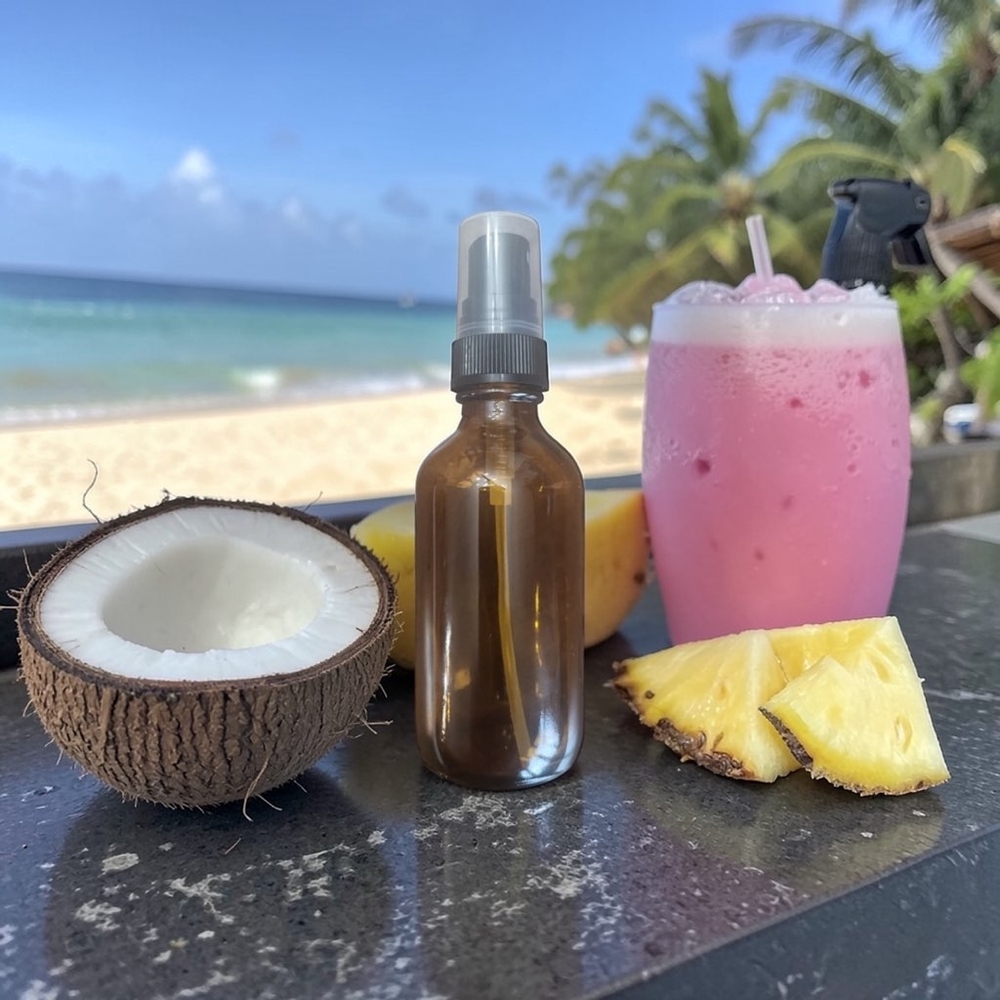 Body Oil Hydration Dry Body & Hair Oil Spray Pineapple Coconut orchid & vine
